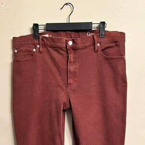 GAP Flared Rust Colored Jeans